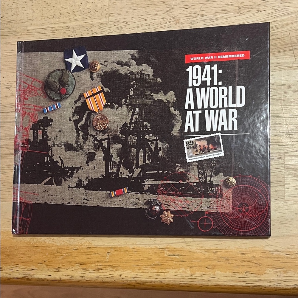 1941: A World at War Book stamp collection mint set.